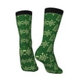 thumbnail image 3 of Goofa Christmas (2) Printed Men's Crew Socks, Soft Durable Breathable Moisture-Wicking with Odor Control Cotton socks, 3 of 9