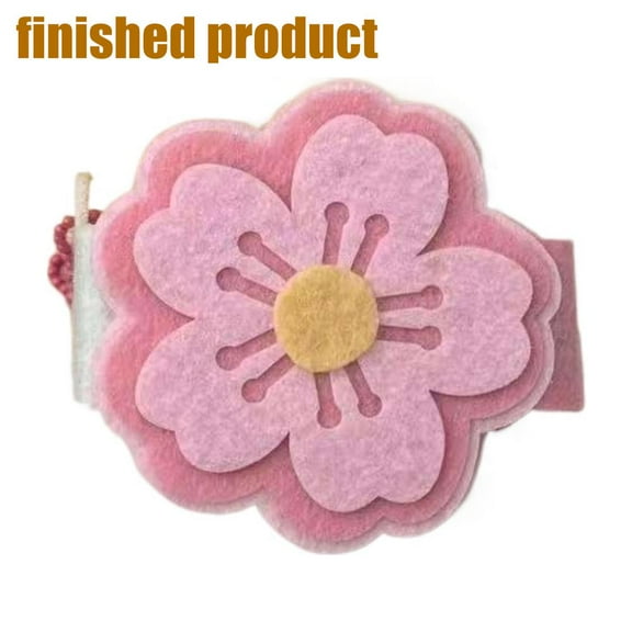 Photocard Binder Album,Photo Albums Self Adhesive DIY Scrapbook Album,DIY Non woven Rabbit Blossom Moon Cake Small Albums Cute Girly Heart Felt Handmade Card Albums,Mini Photo Card Book Holder