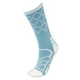 thumbnail image 2 of Brybelly  Basketball Compression Socks - Light Blue & White - Medium, 2 of 6