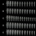 thumbnail image 7 of UDIYO 60Pcs Fake Nails Quick Building Removable Harmless Allergy Free Ultra-Thin Extend Nail Plastic Transparent Nail Mold Tips Manicure Designs for Nail Salon, 7 of 7