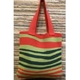 thumbnail image 5 of Kukuzhu Crochet Tote Bag for Women Small Cute Stripe Knitted Bag Colorful Pouch Aesthetic Knit Purse Hand Shoulder Bag, 5 of 8