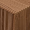 thumbnail image 6 of Walker Edison Mid-Century Modern Reeded 2-Door TV Stand for TVs up to 80”, Mocha, 6 of 14