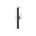 thumbnail image 2 of Elegant Lighting Waylen 4.5 x 34 inch Outdoor Wall Sconce in Black, 2 of 8