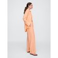 thumbnail image 2 of Pantalones anchos de lino para mujer GAP, pull on, naranja, talla L, 2 of 6
