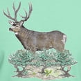 thumbnail image 3 of CafePress - Buck Watercolor Art Dark T Shirt - Men's Classic Graphic Cotton T-Shirt, 3 of 4