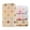 2 Beige and 2 Brown, variant on Pidada 100% Cotton Polka Dot Pattern Hand Towels for Bathroom Set of 2 (Beige)
