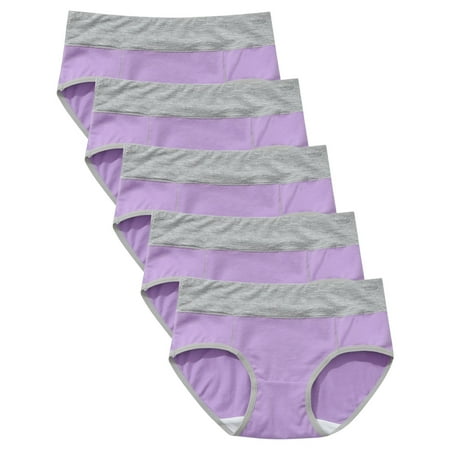 

Kiplyki Wholesale Women Solid Color Patchwork Briefs Panties Underwear Knickers Bikini Underpants