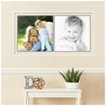 thumbnail image 2 of ArtToFrames Collage Photo Picture Frame with 2 - 20x20 Openings, Framed in White with French Creme and Black Mats (CDM-3966-40), 2 of 8