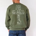 thumbnail image 3 of Coastal Christian Sweatshirt – Seashell Cross & Psalm 95:4 Inspirational Pullover for Beach and Ocean Lovers, 3 of 6