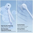 thumbnail image 6 of Electric Body Brush Back Scrubber for Shower, Waterproof Long Dual Handle Power Body Scrubber with 3 Heads, Rechargeable Bath Brush & 2 Speeds, for Cleansing, Exfoliating and Massaging Skin, 6 of 10