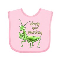 Inktastic Praying Mantis- Clearly Up to Something Boys or Girls Baby Bib