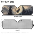 thumbnail image 5 of Uorisanigo Windshield Sun Shade,Forest Eagle Window Sun Visor Protection,Sunshade Windshield Cover for Jeeps,Sunshade for 2018-2024 2025 Jeep Wrangler JL / 2020-2024 Jeep Gladiator JT, 5 of 7