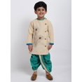 thumbnail image 1 of AHHAAAA Boy's Ethnic Festive Cotton Kurta and Dhoti Pant Set, 1 of 9