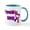 White/Blue Inside, variant on CafePress - Grandchild_CHD_Survivor Mug - 11 oz Ceramic Mug - Novelty Coffee Tea Cup