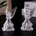 thumbnail image 2 of Figuras brillantes iluminadas con luz Led de Ángel acrílico, estatuas de Ángel de oración, decoración decorativa para el hogar, estatua de ángeles, 2 uds., 2 of 5