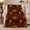 Pumpkin Haunts, variant on Autumn Buffalo Plaid Maple Leaf Living Room autumn celebration, Warm Flannel Blanket for Living Room and Reading Nook, Festive autumn celebration Scene, Art Lovers autumn celebration Gift