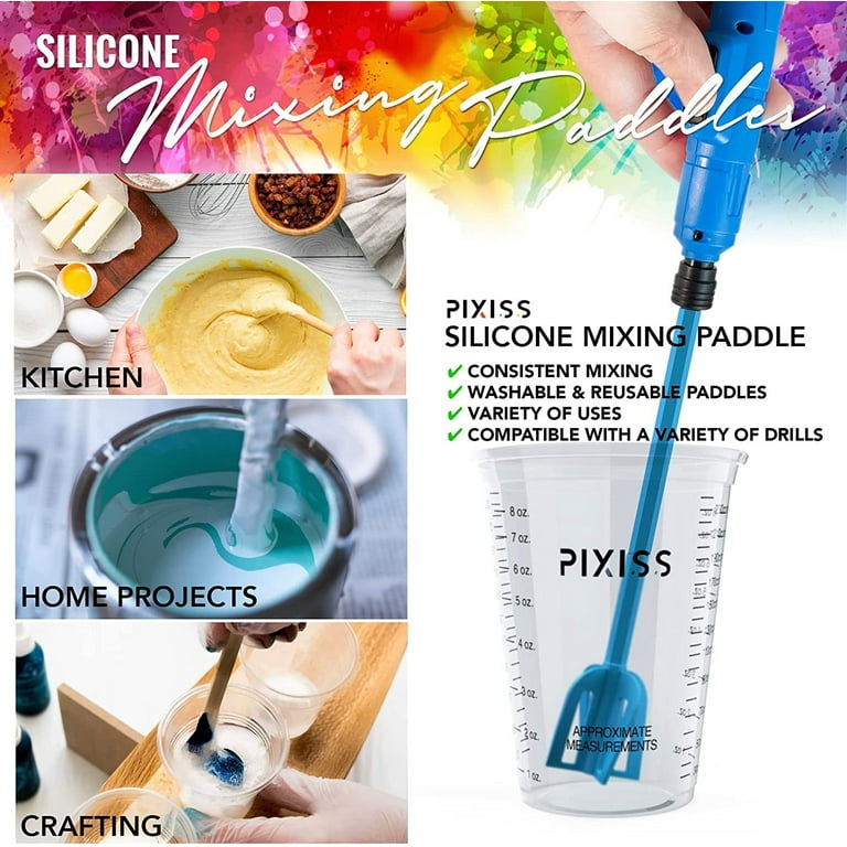  AIFUDA 12 Pcs Silicone Magic Brushes Epoxy Resin Applicator  Sticks for DIY Painting Mixing & Spreading to Glitter Tumblers, Acrylic  Cups, Mug