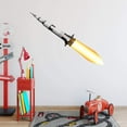 thumbnail image 1 of VWAQ Spaceship Wall Decal for Kids Rooms Space Rocket Ship Peel and Stick Sticker - NA10, 1 of 1