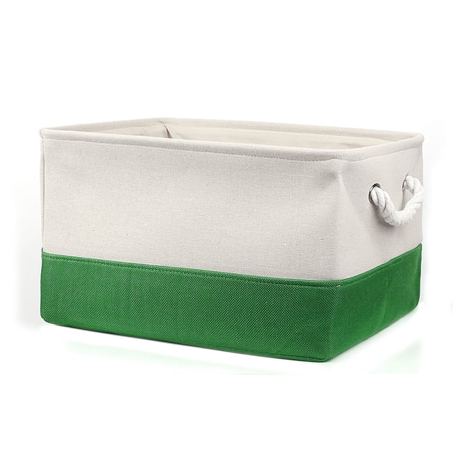 Collapsible Storage Baskets Fabric Bin Cube Organizer Multiple Colors
