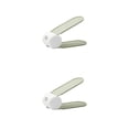 thumbnail image 4 of Injueey Estante para zapatos Elenxs, estante ajustable de doble capa para zapatos, soporte de almacenamiento para el hogar de plástico blanco verde 2piezas, 4 of 6