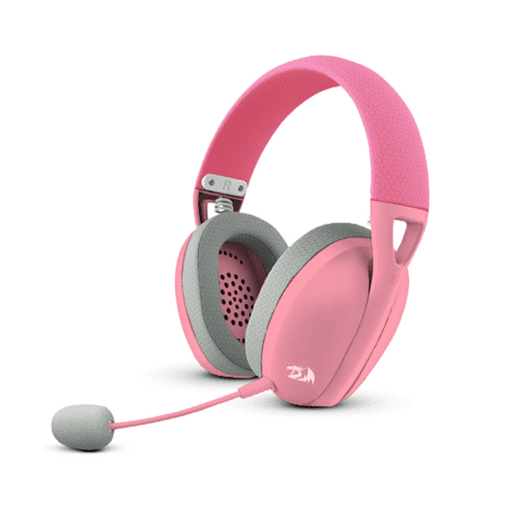 Audífonos Gamer Redragon Ire Pro Rosa Wireless
