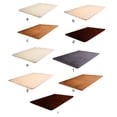 thumbnail image 4 of Ounissouiy Tapete de puerta decorativo de felpa Rectángulo Color sólido Estilo moderno Pasillo Sala de estar Apartamento Alfombra Dormitorio Alfombra Decoración del hogar Café 40x60cm Ounissouiy JJ5225-05, 4 of 6