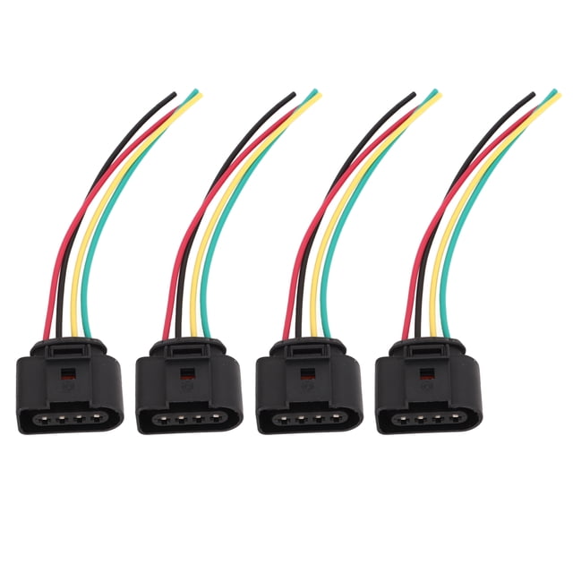 Kit De Cables De Bobina De Encendido, Práctico Conector De Bobina De Encendido 1J0973724 4 Piezas Para Automóvil ANGGREK AE3546
