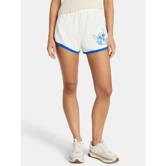Disney Stitch Women's Dolphin Shorts, Size XXS-XXL
