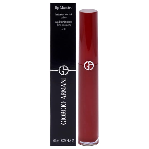 GIORGIO ARMANI Lip Maestro Intense Velvet Color Brillo de labios para mujer, The Red, 0.22 oz
