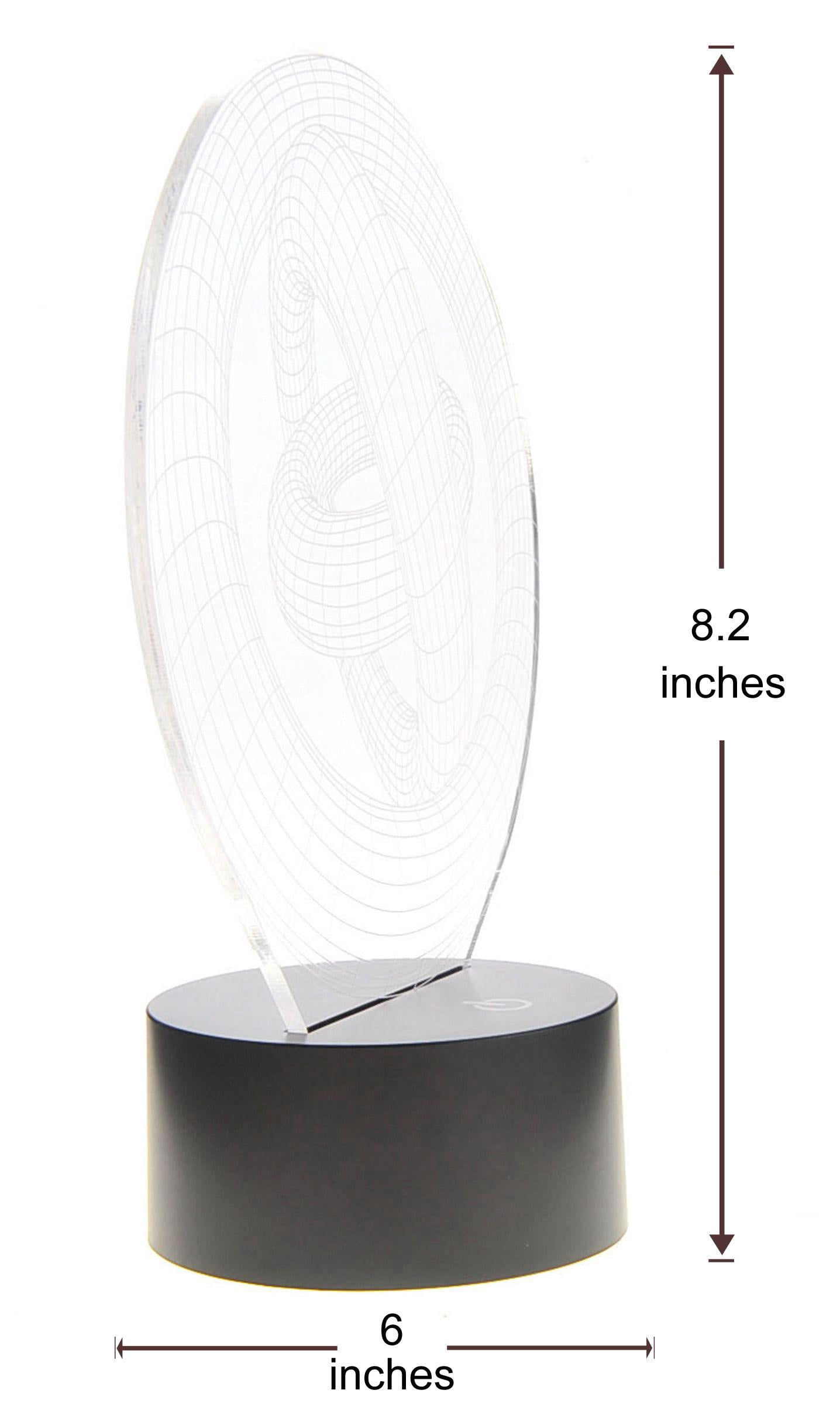 Board No More! 3D Ring-In-Ring Laser Cut Precision LED Lights