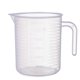 thumbnail image 1 of Taza medidora para hornear, transparente, para líquidos, contenedor de plástico, de polipropileno de grado alimenticio., 1 of 6