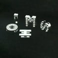 thumbnail image 6 of U8MO 20 Rhinestone Alphabet Letters Slide Beads Charm Fit 8mm Wristbands DIY Name-R, 6 of 9