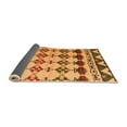 thumbnail image 2 of Ahgly Company Indoor Rectangle Abstract Orange Modern Area Rugs, 7' x 9', 2 of 4