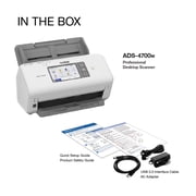 Brother ADS4700W Professional Desktop Document Scanner for Business Workgroups