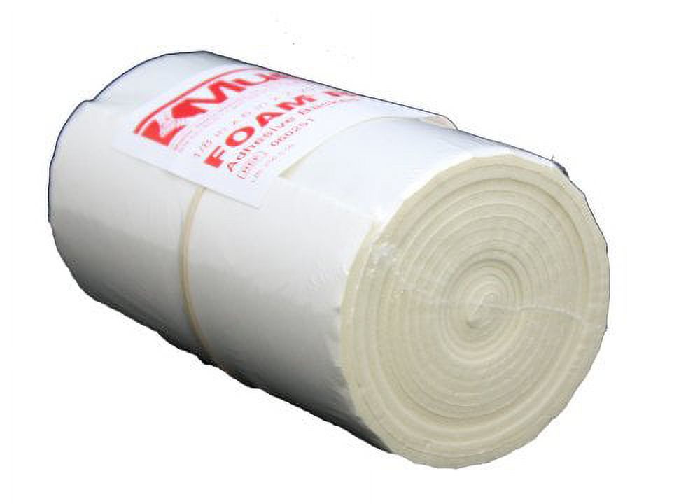 Mueller Foam Rubber - Adhesive backed, open cell, 1/8" x 6" x 2 yd roll