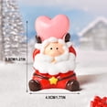 thumbnail image 3 of XWSHYW Juguetes para Niños Feliz Navidad Papá Noel Muñeco Nieve Linda Pareja Adorno Nieve Juguetes, 3 of 5