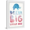thumbnail image 2 of Marmont Hill Colorful Dream Big Little One II Framed Wall Art, 2 of 6