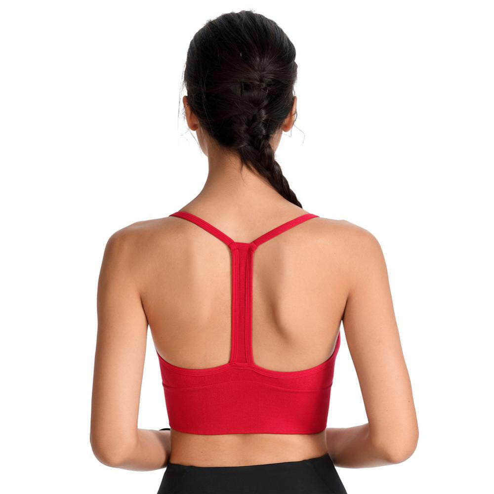 CRZ YOGA Womens Seamless Ribbed Longline High Neck Sports Bra - Racerback  Padded Slim Fit Crop Tank Top with Built in Bra Black XX-Small : :  Clothing, Shoes & Accessories