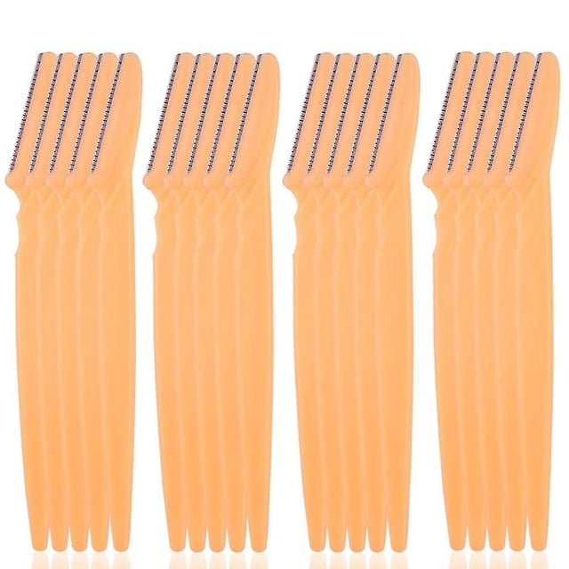 Botao 20 piezas cuchillas seguras para cejas, cuchillo moldeador, recortador de cejas, afeitadora, cuchillas para depilación facial, herramientas de maquillaje para mujer