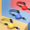 thumbnail image 2 of Cable de carga multi USB Cargador rápido retráctil 3 en 1, 2 of 8