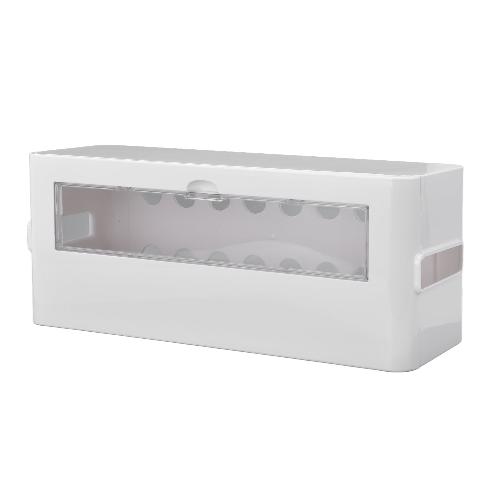 Power Strip Storage Box, Dustproof Wearable Multifunctional Cable Management Box Snap On Design