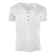 thumbnail image 3 of Camiseta de manga corta con cuello en V y hebilla para hombre, tallas grandes, informal para el verano - Prenda con bolsillo para el trabajo, citas o uso diario, 3 of 6