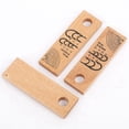 thumbnail image 4 of 2X Wooden Fishhook Ruler Fishing Fishhook Gauge Lightweight Compact Fish Hook Measuring Contrast Ruler,2 x Hook wooden ruler,Wood color, 4 of 6