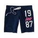 thumbnail image 1 of Aeropostale Womens Classic Sweat Athletic Bermuda Shorts, Azul, Small Aeropostale islas Bermudas, 1 of 1