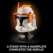 LEGO Star Wars Clone Commander Cody Helmet 75350 Collectible Building Set - Featuring Details, Office Decor Display Model for Adults, The Clone Wars Collection Memorabilia and Gift Idea