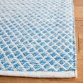 thumbnail image 3 of SAFAVIEH Montauk Vaughn Geometric Cotton Area Rug, Blue/Ivory, 8' x 10', 3 of 8