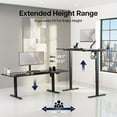thumbnail image 5 of VIVO Black Electric Dual Motor Standing Desk Frame for 41 to 92 inch Table Tops, 5 of 8