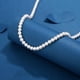 thumbnail image 3 of Collar de perlas Collar de cuentas de hilo hecho a mano simple para hombre, 3 of 3