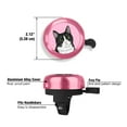 thumbnail image 7 of WIRESTER Pink Bicycle Bell Aluminum Alloy Mini Bike Bell With Ring Horn Accessories for Adults Men Women Kids Girls and Boys -Black White Tuxedo Cat, 7 of 7