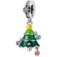 thumbnail image 1 of Charm arbol navideño plata S925 XmasTree04 1Pza Plata S925 Chapa Colgante Fijo Árbol/Esferas Plata/Multicolor Caja Blanc, 1 of 3